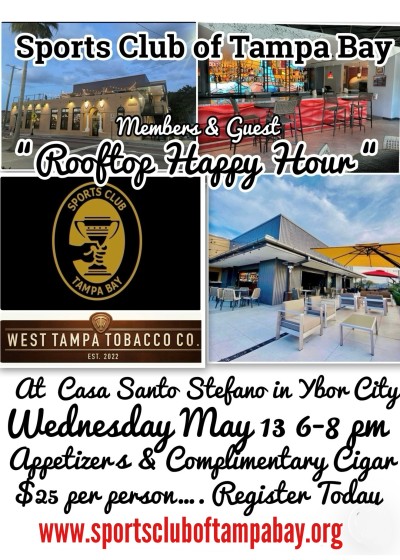 Members & Guest Happy Hour on the Rooftop at Casa Santo Stefano