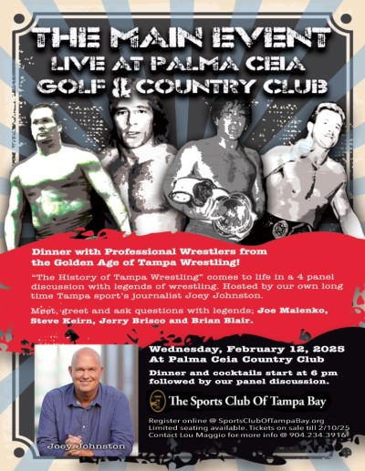 Dinner with Professional Wrestlers from the Golden Age of Tampa Wrestling